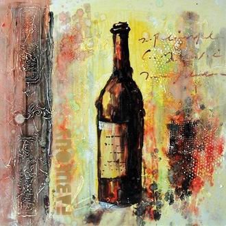 Textured Utensils oil painting